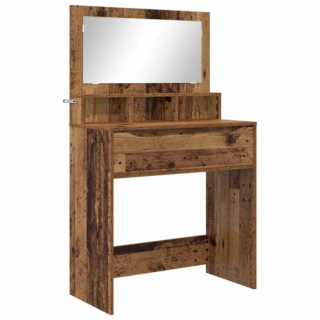 Soveværelsessminkeborde Gammelt træ 80 x 39,6 x 135 cm