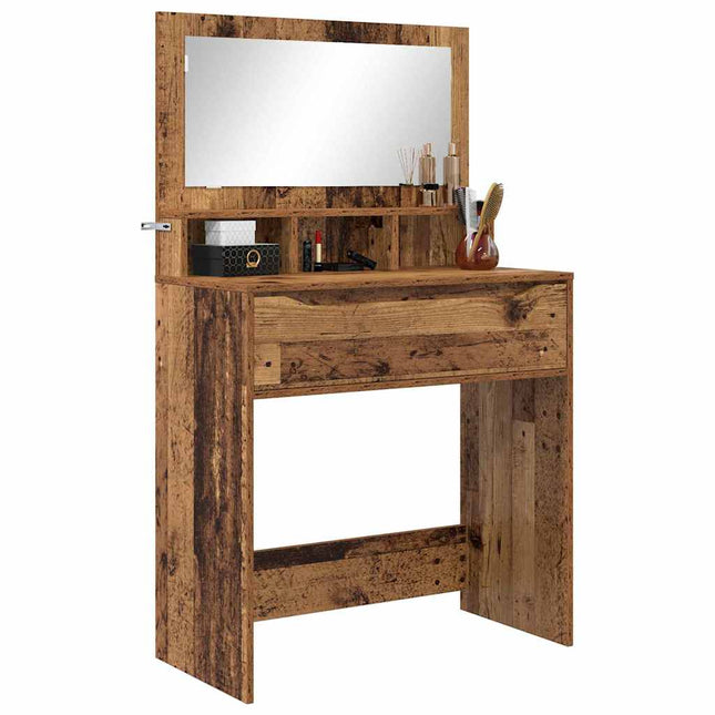 Soveværelsessminkeborde Gammelt træ 80 x 39,6 x 135 cm