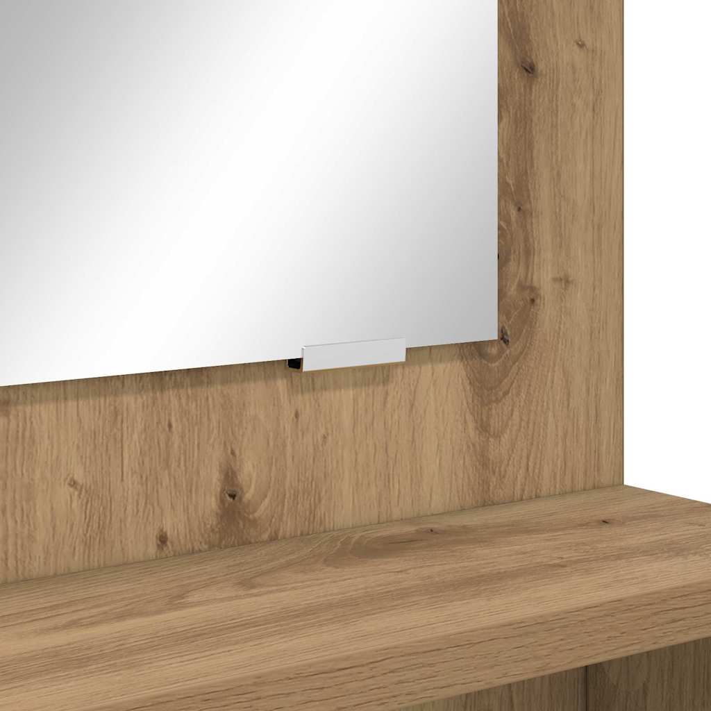 Soveværelsessminkeborde Artisan Egetræ 80 x 39,6 x 135 cm