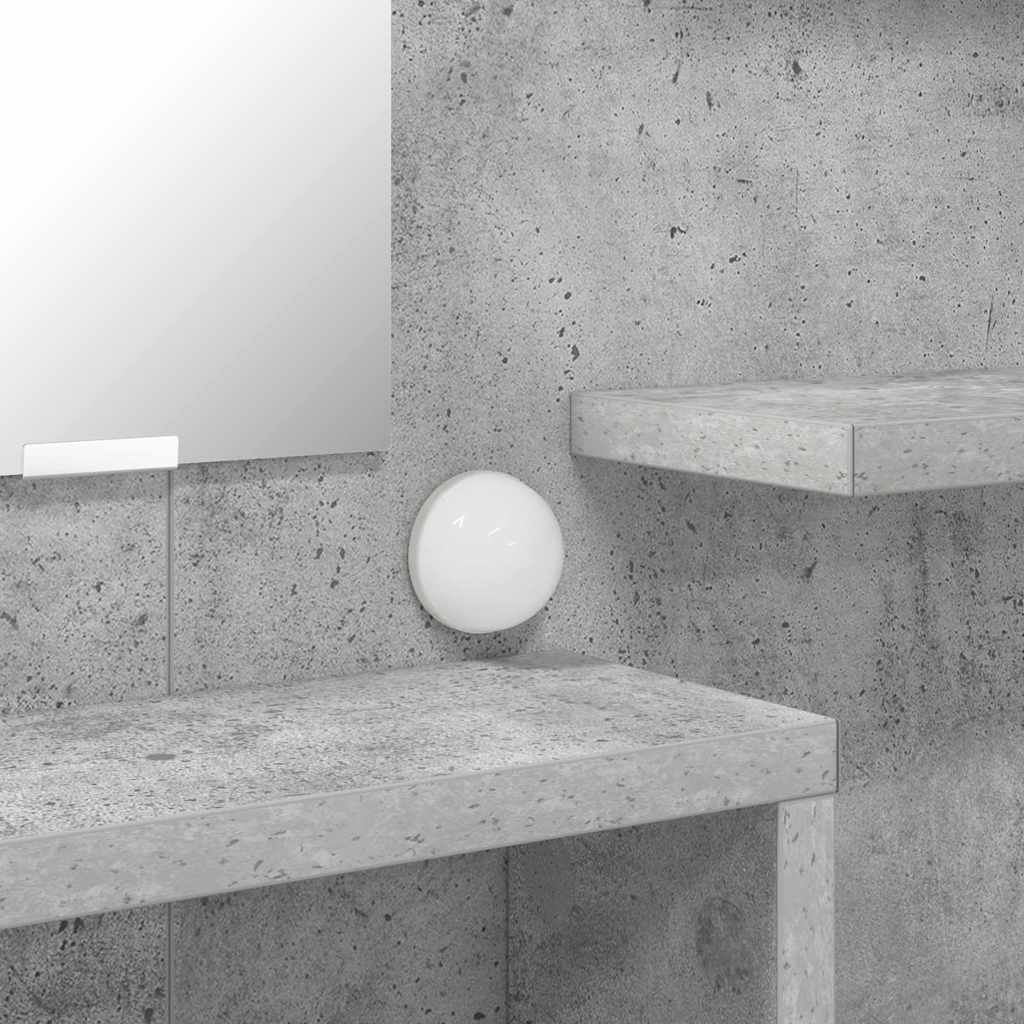 Soveværelsessminkeborde med skuffe Beton Grå 80 x 39,6 x 135 cm