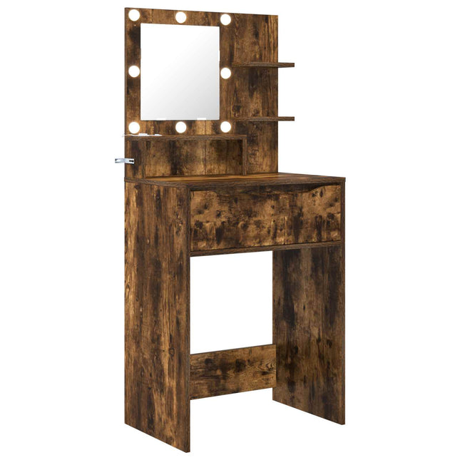 Soveværelsessminkeborde Røget eg 80 x 39,6 x 135 cm