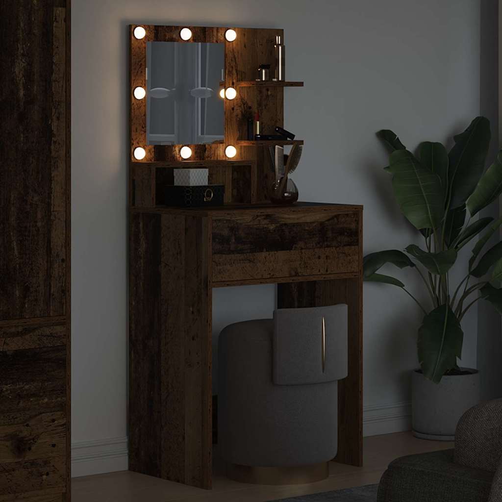 Soveværelsessminkeborde Gammelt træ 80 x 39,6 x 135 cm