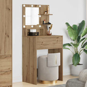 Soveværelsessminkeborde Artisan Egetræ 80 x 39,6 x 135 cm