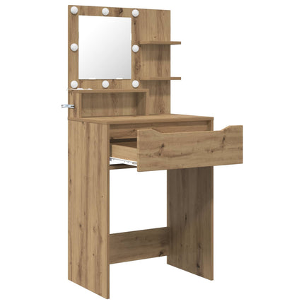 Soveværelsessminkeborde Artisan Egetræ 80 x 39,6 x 135 cm