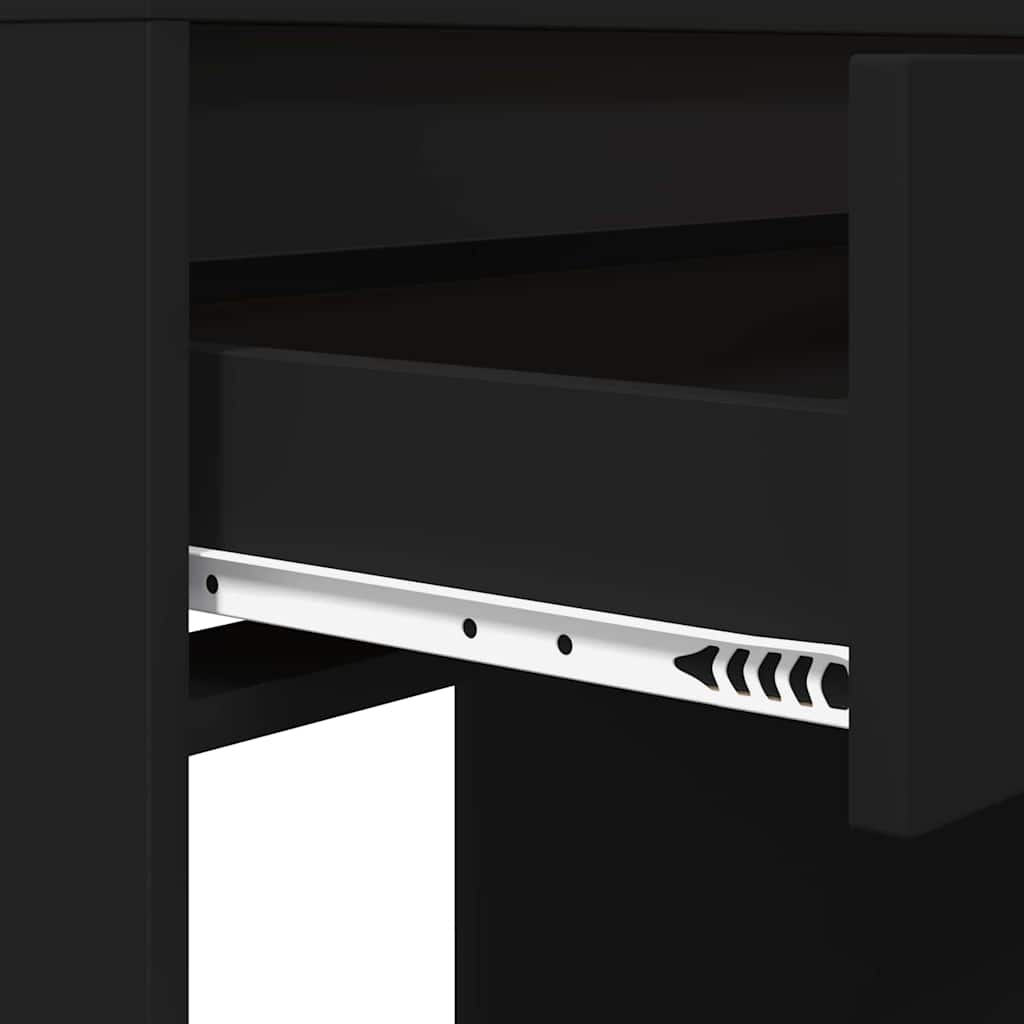 Soveværelsessminkeborde Sort 80 x 39,6 x 135 cm Konstrueret træ