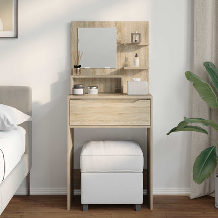 Soveværelsessminkeborde Sonoma eg 80 x 39,6 x 135 cm