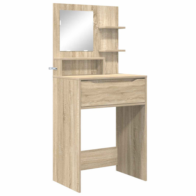 Soveværelsessminkeborde Sonoma eg 80 x 39,6 x 135 cm