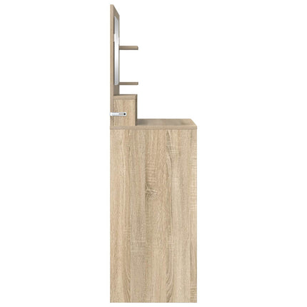 Soveværelsessminkeborde Sonoma eg 80 x 39,6 x 135 cm