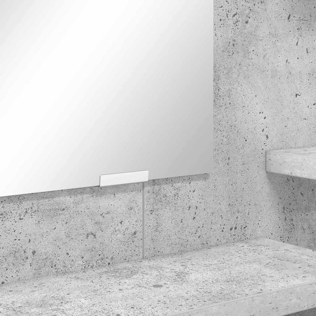 Soveværelsessminkeborde med skuffe Beton Grå 80 x 39,6 x 135 cm