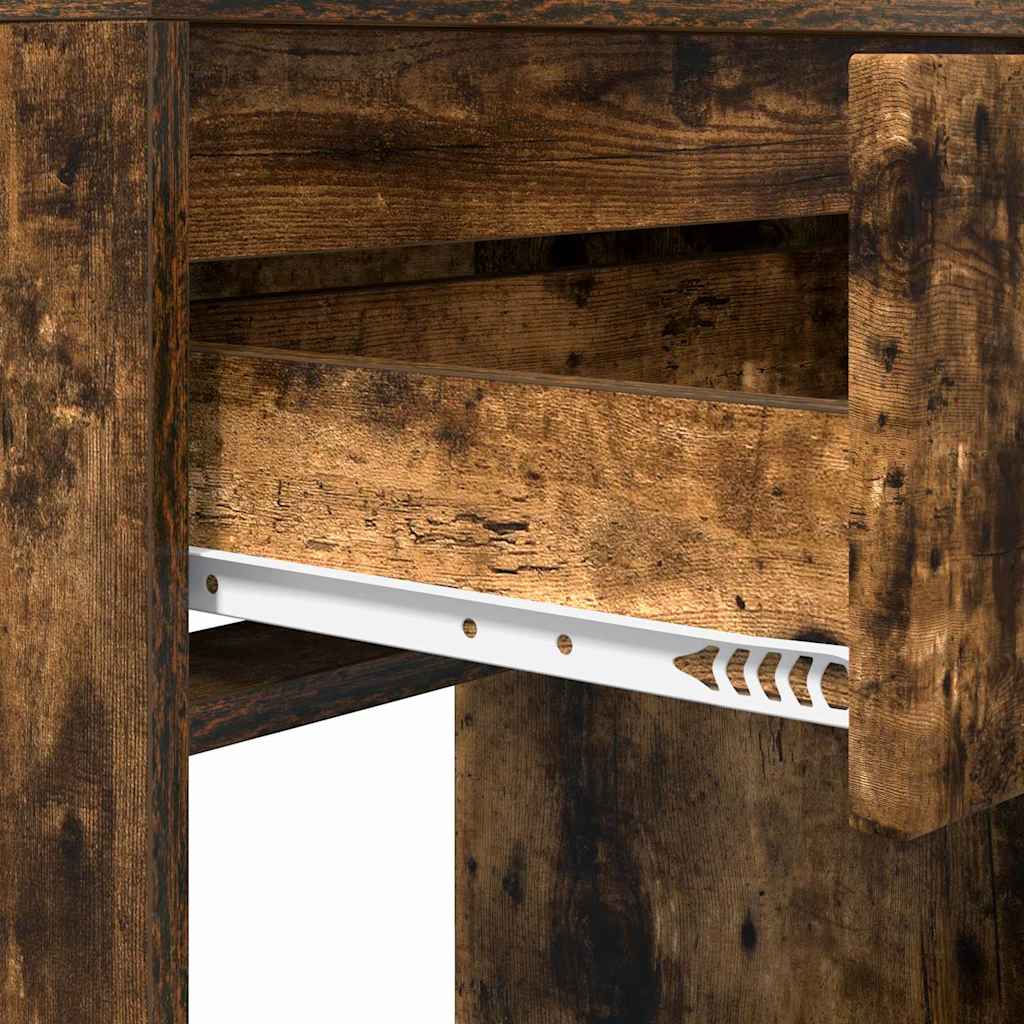 Soveværelsessminkeborde med skuffe Røget eg 80 x 39,6 x 135 cm