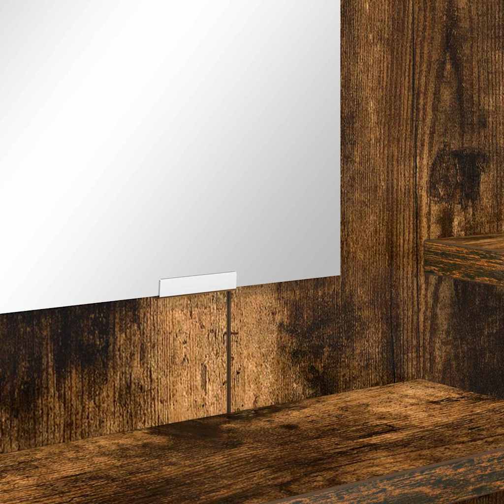 Soveværelsessminkeborde med skuffe Røget eg 80 x 39,6 x 135 cm