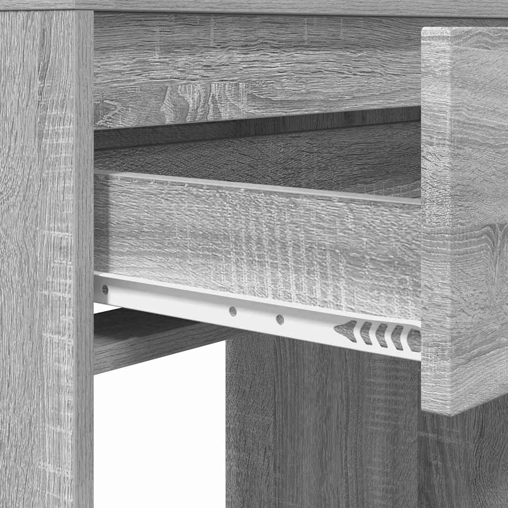 Soveværelsessminkeborde med hylde Grå Sonoma 80 x 39,6 x 135 cm