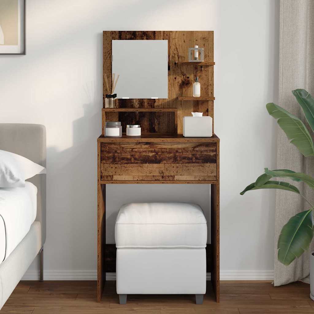 Soveværelsessminkeborde Gammelt træ 80 x 39,6 x 135 cm