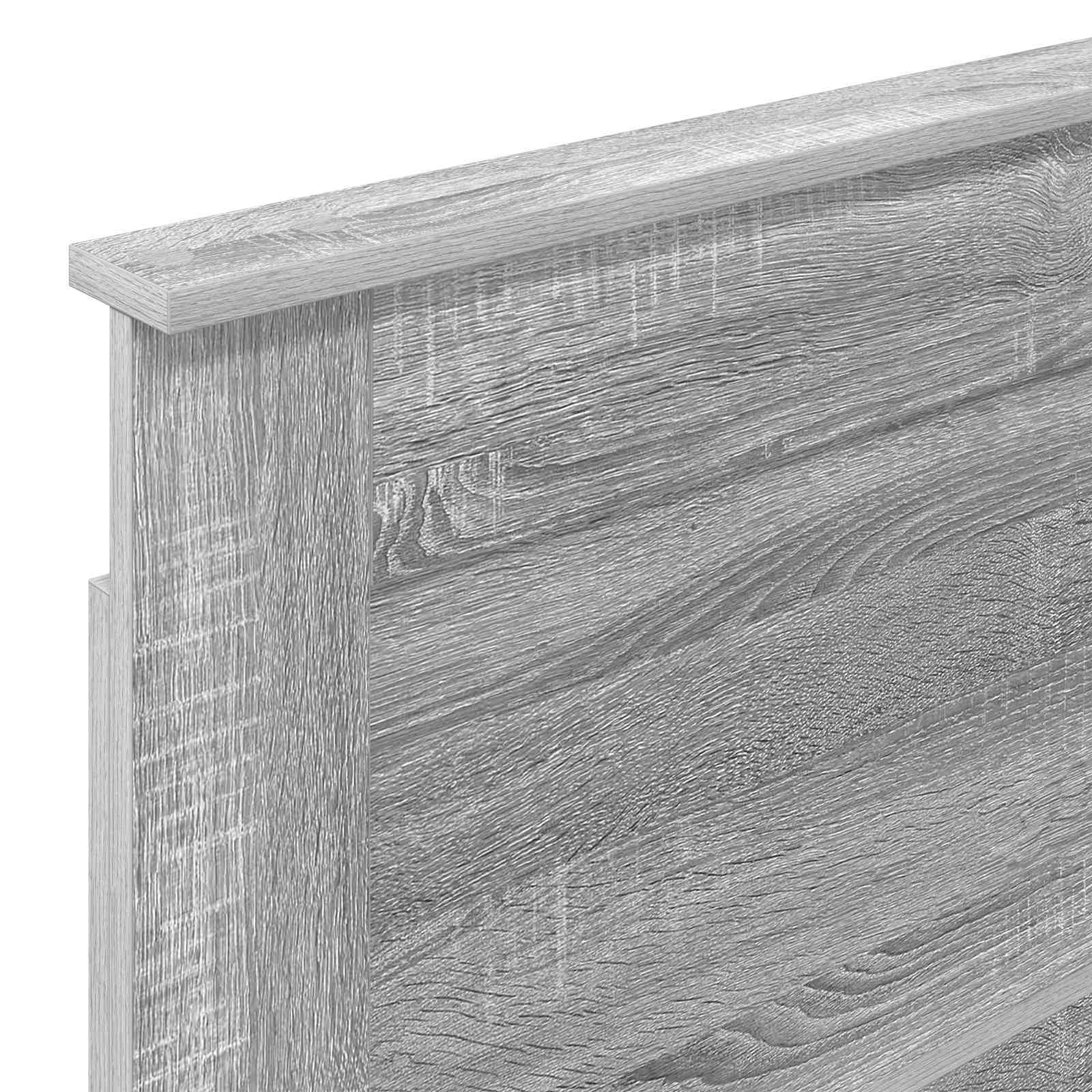 Hovedgærde med hovedgærde Grå Sonoma 100 cm Konstrueret træ