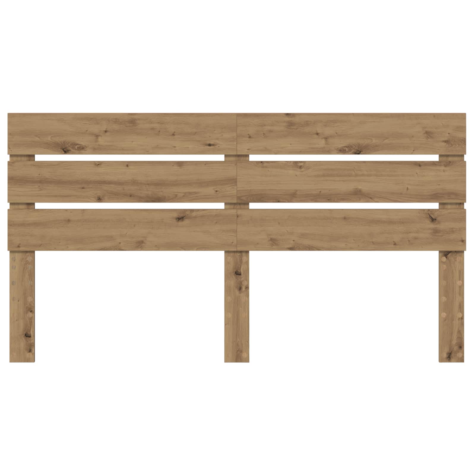 Hovedgærde Artisan Egetræ 200 cm Konstrueret træ