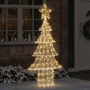 Juletræ med 240 LED'er Varm hvid 150 cm Akryl