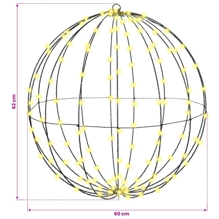 Bold Varm hvid 60 x 60 x 62 cm Metal 192 LED'er