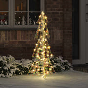 Juletræ med 100 LED'er Varm hvid 120 cm PET