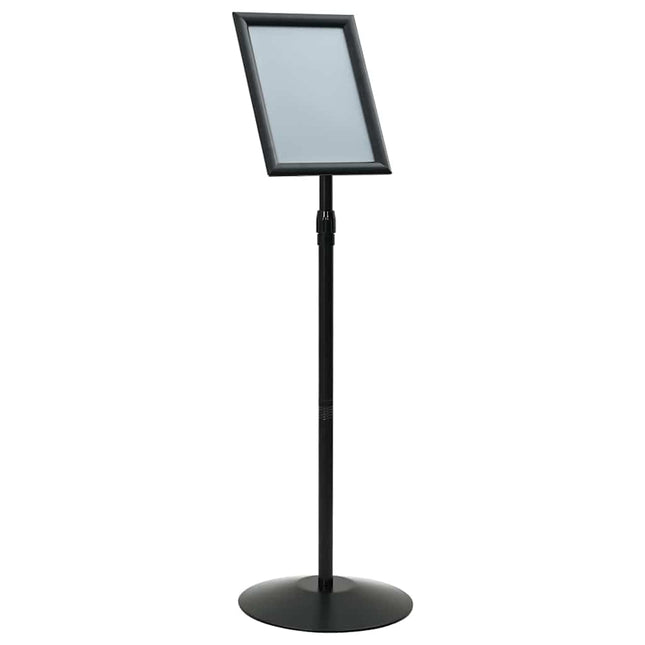 Pedestal Plakatstand Sølv a3 PVC og Stål