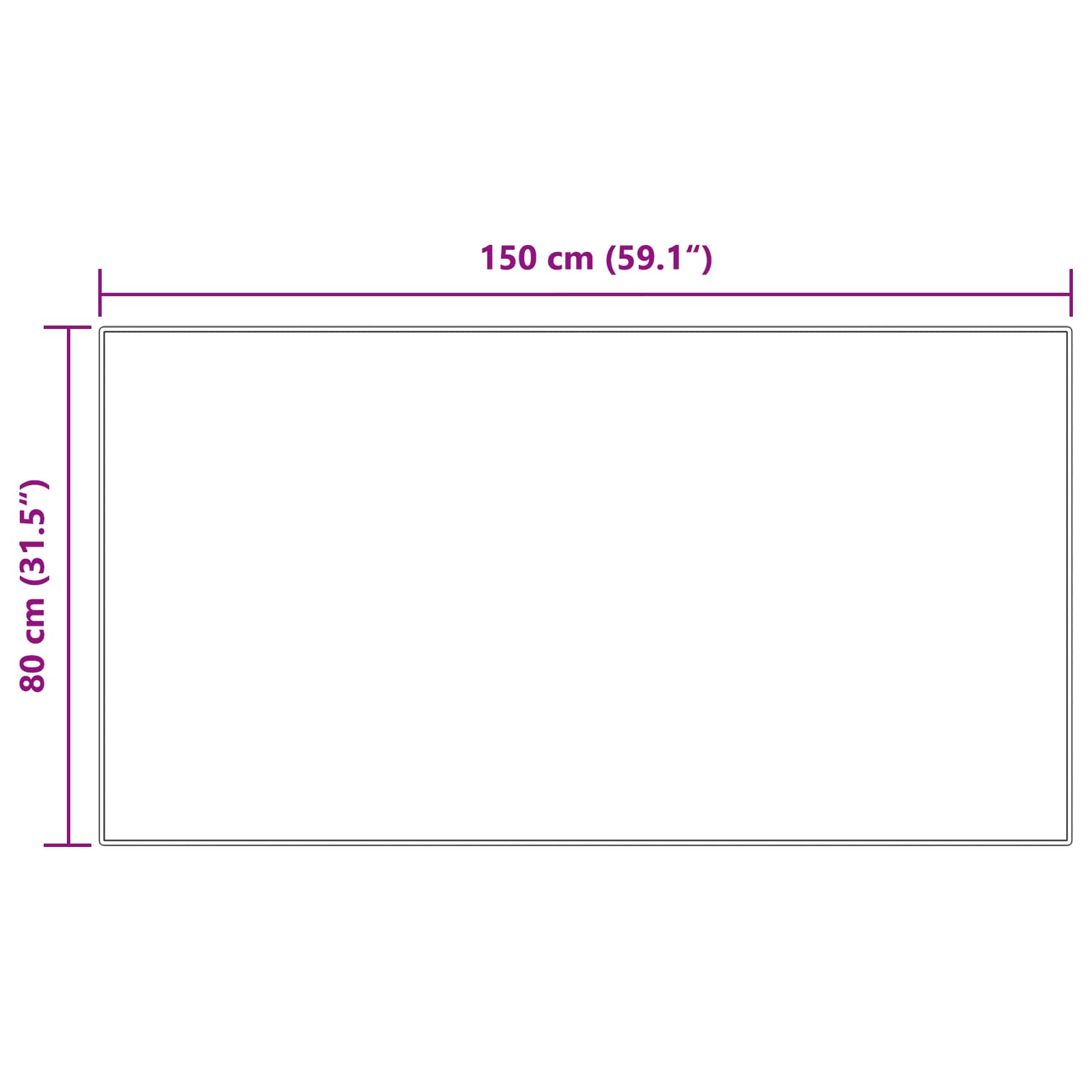 Fuskobbel lammeskindstæppe TAFALLA Cremefarvet 80 x 150 cm