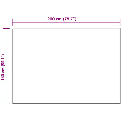 Fuskobbel lammeskindstæppe TAFALLA Cremefarvet 140 x 200 cm