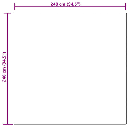 Fuskobbel lammeskindstæppe TAFALLA Grå 240 x 240 cm Polyester