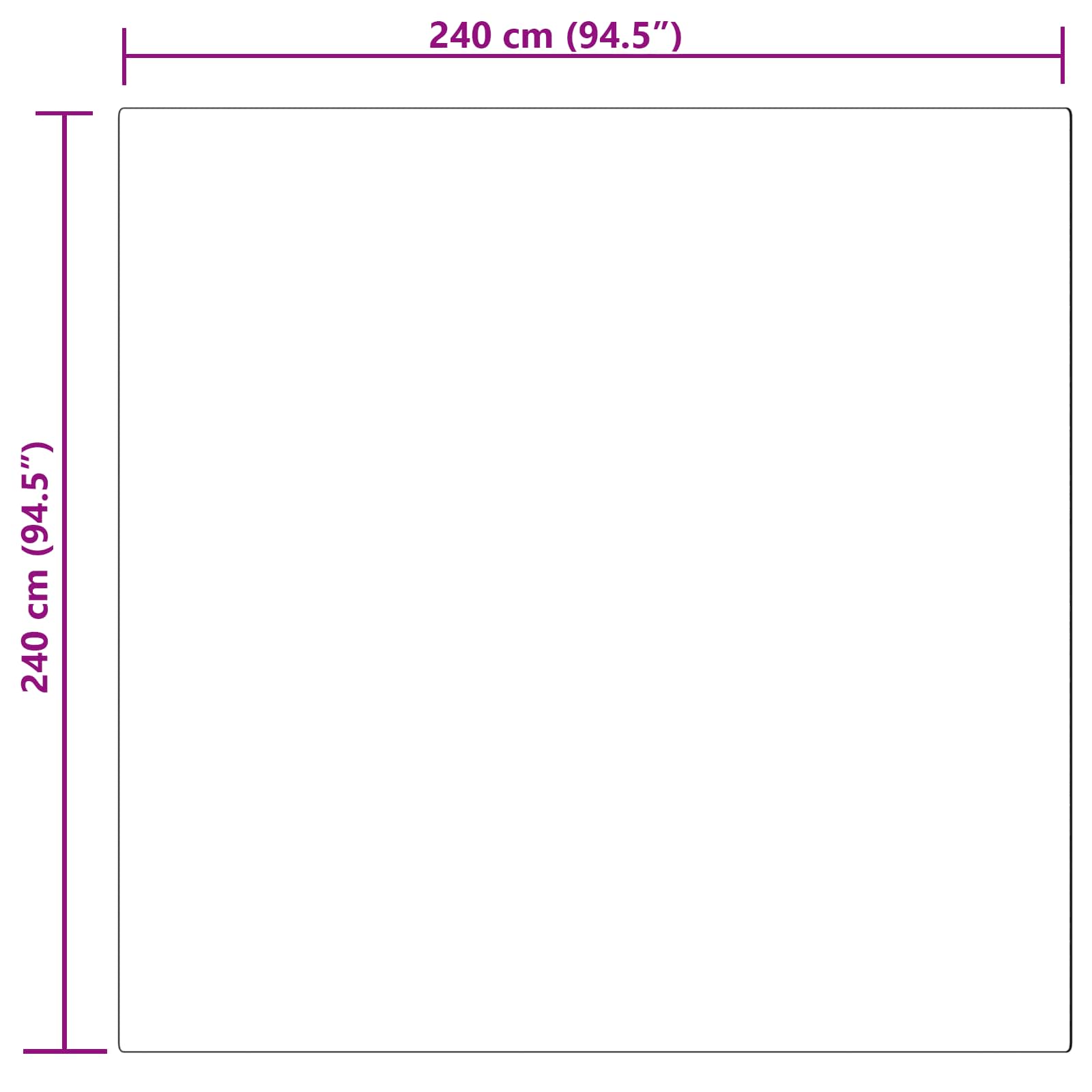 Fuskobbel lammeskindstæppe TAFALLA Grå 240 x 240 cm Polyester