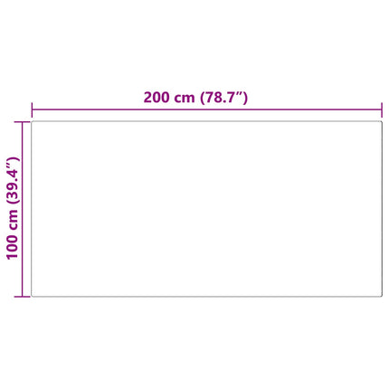 Fuskobbel lammeskindstæppe TAFALLA Lyserød 100 x 200 cm