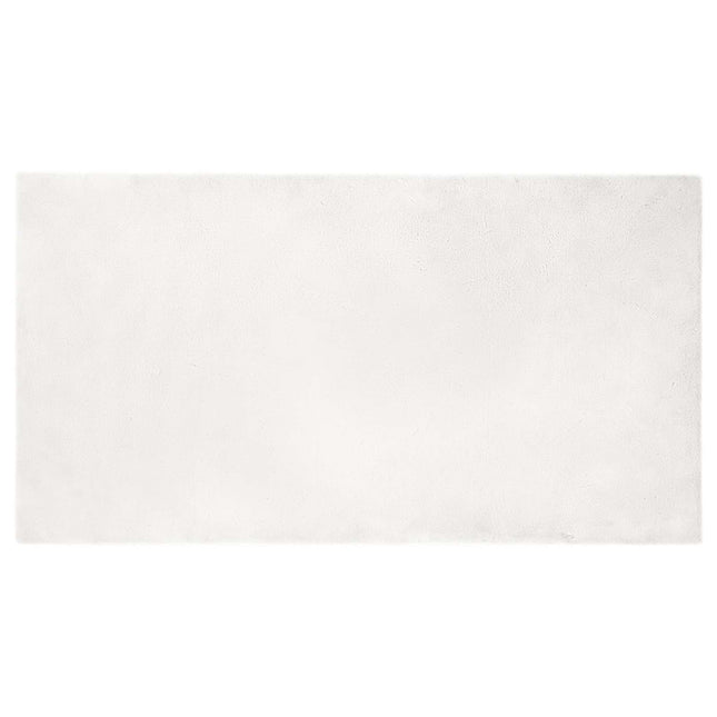 Skridsikker tæppe af kunstig kaninpels OLITE Hvid 60 x 110 cm
