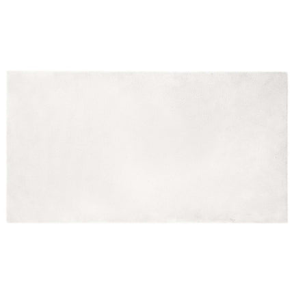 Skridsikker tæppe af kunstig kaninpels OLITE Hvid 80 x 150 cm