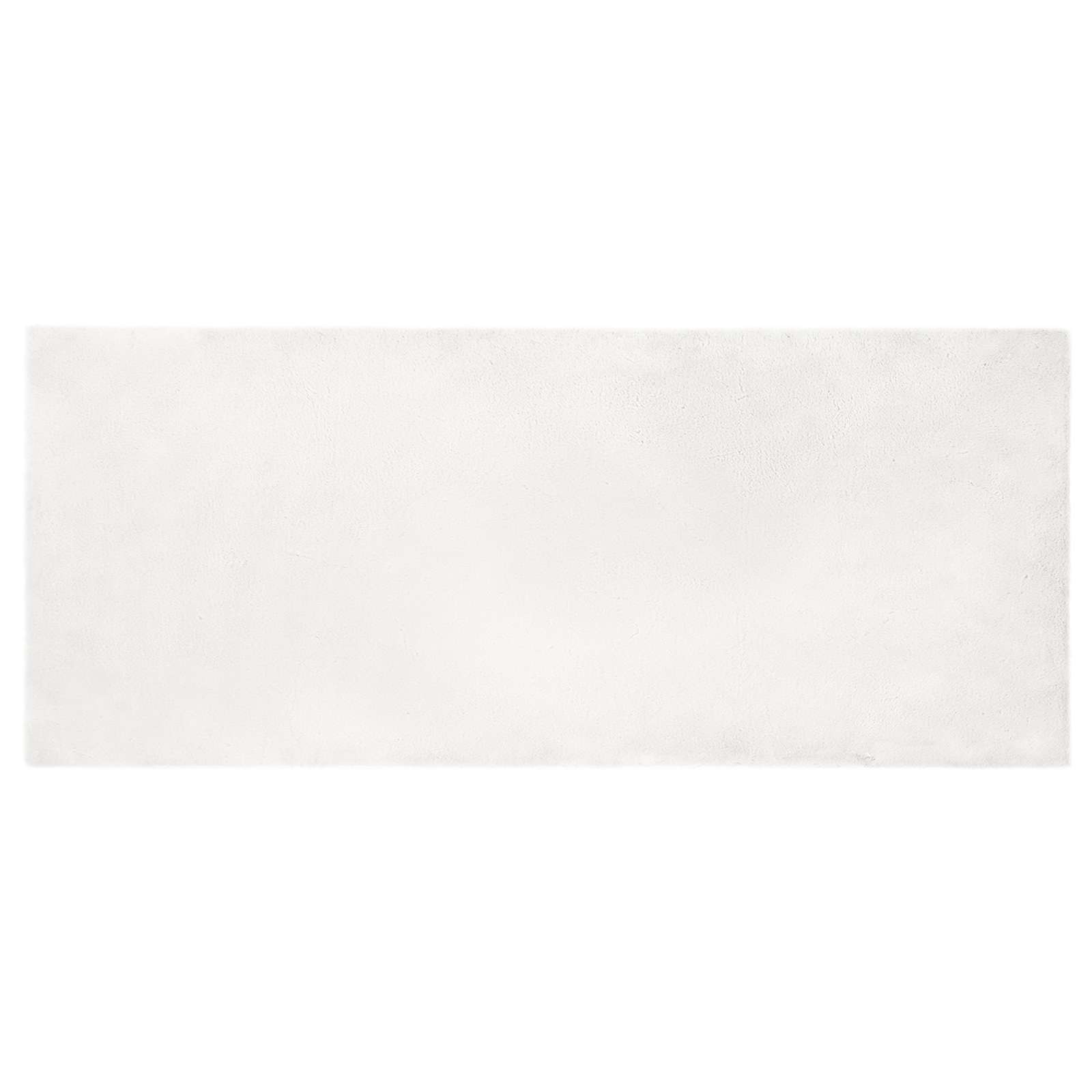 Skridsikker tæppe af kunstig kaninpels OLITE Hvid 100 x 200 cm