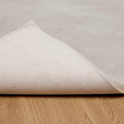Skridsikker tæppe af kunstig kaninpels OLITE Beige 80 x 200 cm