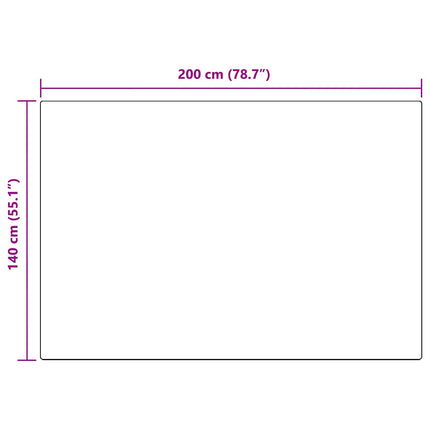 Skridsikker tæppe af kunstig kaninpels OLITE Beige 140 x 200 cm