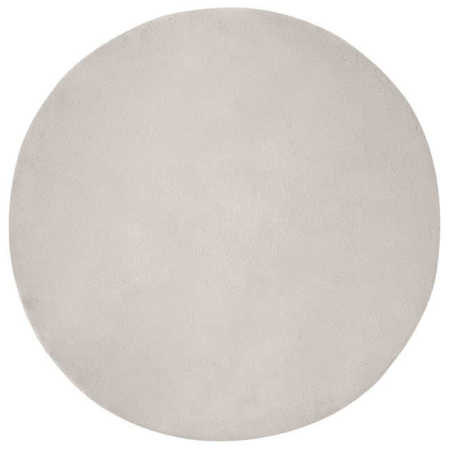 Skridsikker tæppe af kunstig kaninpels OLITE Beige Ø 100 cm