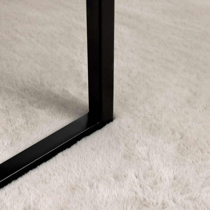 Skridsikker tæppe af kunstig kaninpels OLITE Beige Ø 120 cm