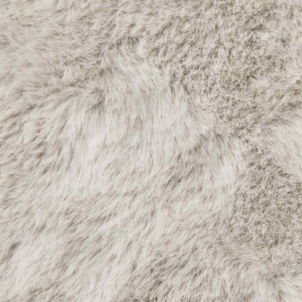 Skridsikker tæppe af kunstig kaninpels OLITE Beige Ø 120 cm