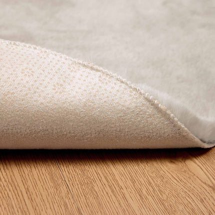 Skridsikker tæppe af kunstig kaninpels OLITE Beige Ø 160 cm