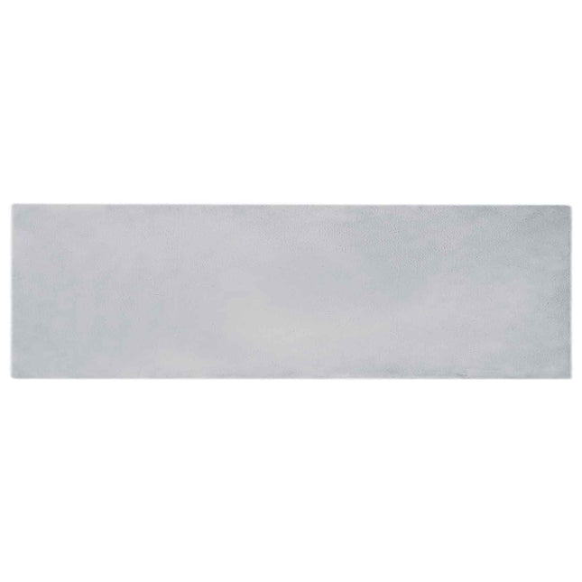 Skridsikker tæppe af kunstig kaninpels OLITE Grå 80 x 250 cm