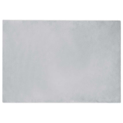 Skridsikker tæppe af kunstig kaninpels OLITE Grå 160 x 230 cm