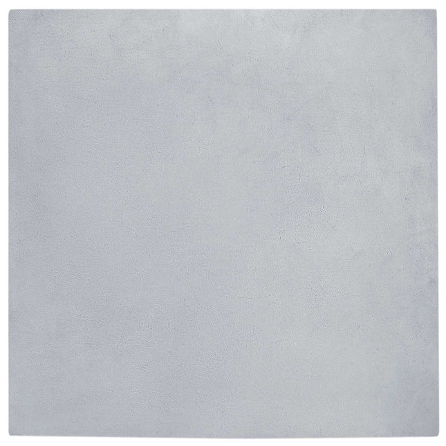 Skridsikker tæppe af kunstig kaninpels OLITE Grå 120 x 120 cm