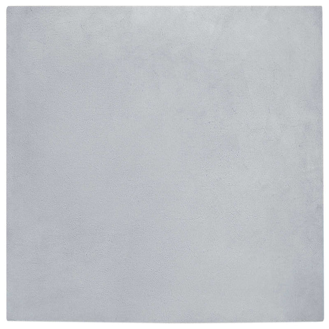 Skridsikker tæppe af kunstig kaninpels OLITE Grå 240 x 240 cm
