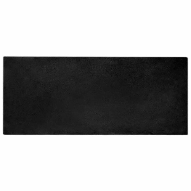 Skridsikker tæppe af kunstig kaninpels OLITE Sort 80 x 200 cm