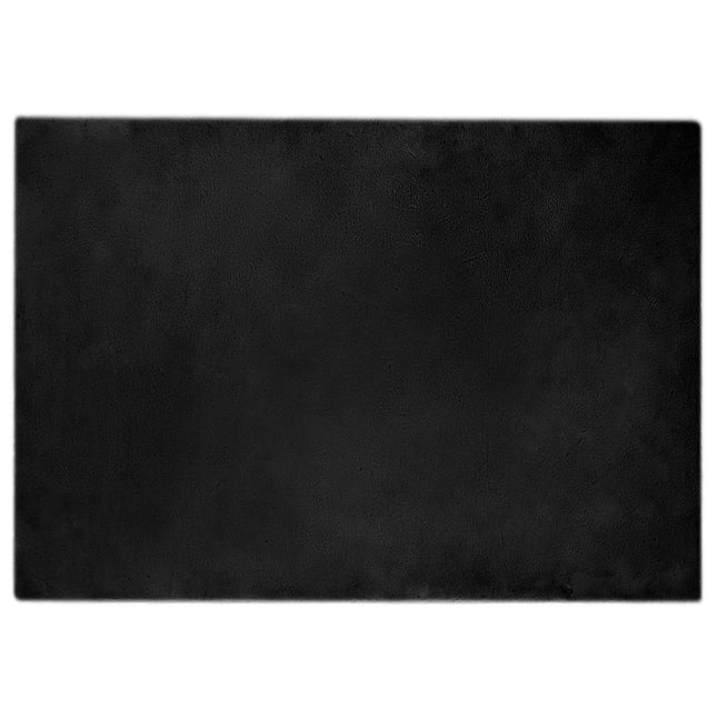 Skridsikker tæppe af kunstig kaninpels OLITE Sort 140 x 200 cm