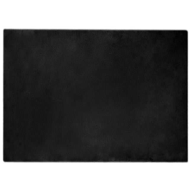 Skridsikker tæppe af kunstig kaninpels OLITE Sort 200 x 280 cm
