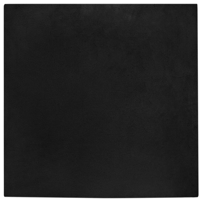 Skridsikker tæppe af kunstig kaninpels OLITE Sort 160 x 160 cm