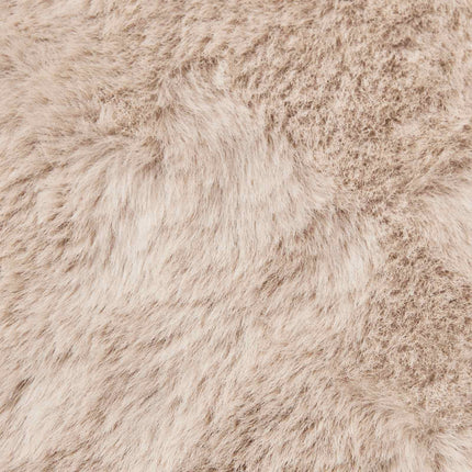 Skridsikker tæppe af kunstig kaninpels OLITE Gråbrun Polyester