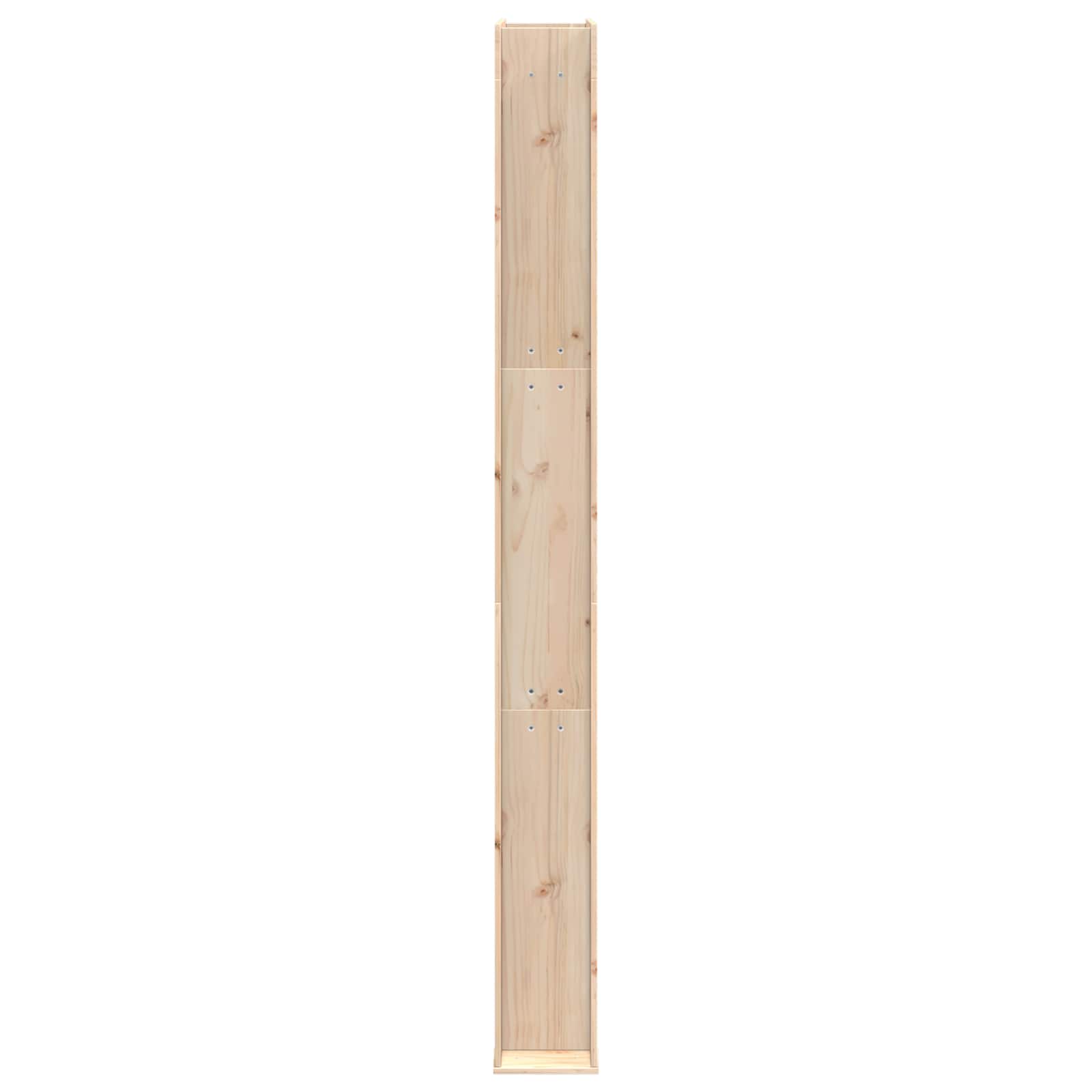 Udendørs bruser 226 cm Massivt fyrretræ og rustfrit stål