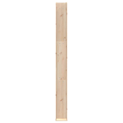 Udendørs bruser 226 cm Massivt fyrretræ og rustfrit stål
