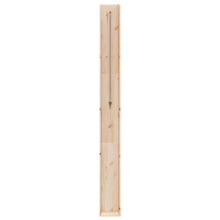 Udendørs bruser 226 cm Massivt fyrretræ og rustfrit stål