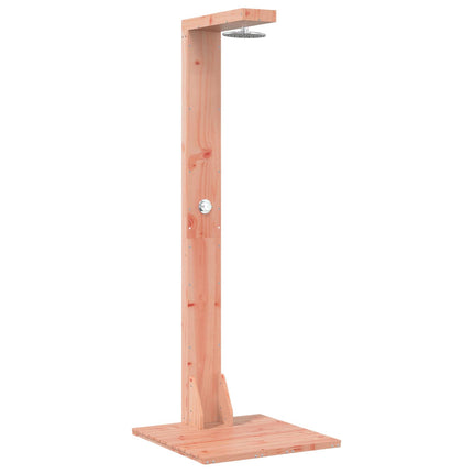 Udendørs bruser 210 cm Massiv Douglas træ og rustfrit stål